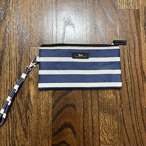 Scout Navy and White Striped Wristlet